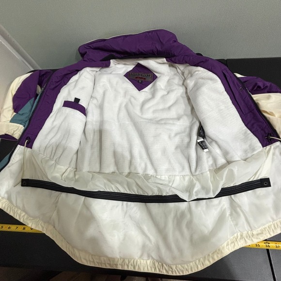 Boulder Gear Insulated Ski Jacket Multi Color Women's Size 6 Thinsulate Hooded - Picture 8 of 12